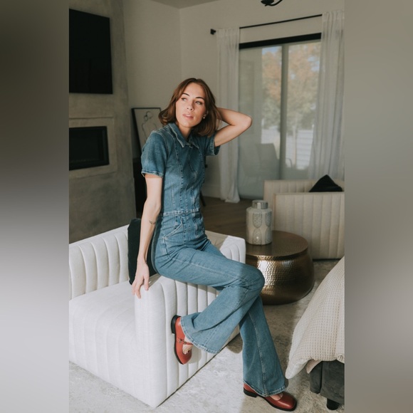 Free People Jayde Flare Jumpsuit - Picture 6 of 6